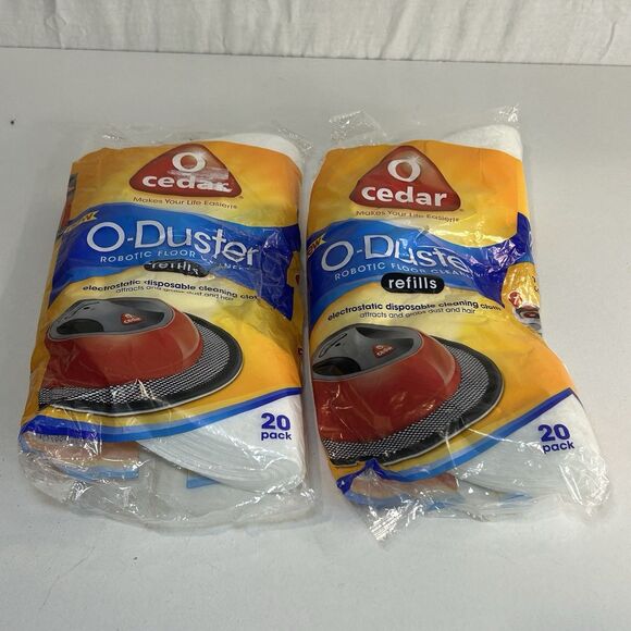 O Cedar O Duster Robotic Floor Cleaner Refills 2 Packs of 20 - Picture 1 of 6